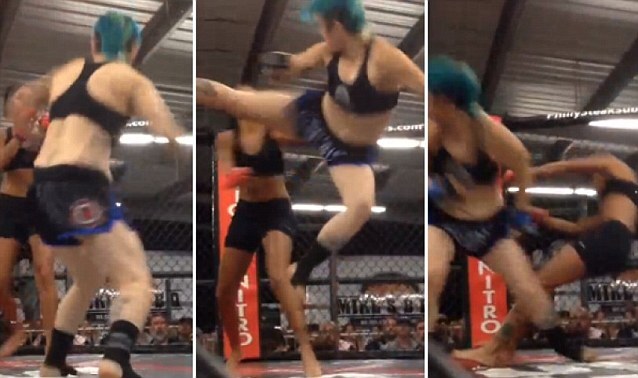 Nữ võ sỹ xinh đẹp hạ gục đối thủ chỉ sau 1 giây 