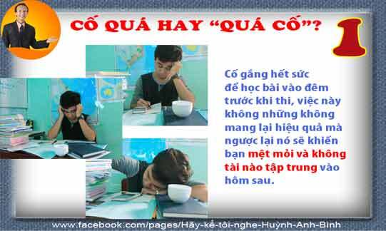 12 điều về tâm lý – sức khỏe – phương pháp thi ĐH - CĐ hiệu quả