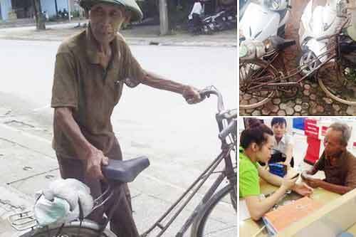 Thương cụ ông 84 tuổi đạp xe 220km để sửa chiếc điện thoại