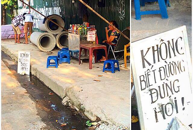Xôn xao tấm biển “Không biết đường đừng hỏi” ở Hà Nội