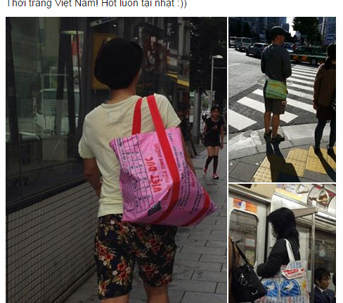 Độc đáo túi xách được thiết kế từ bao tải đựng “cám con cò”