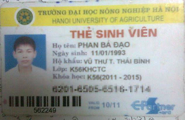 Nam sinh 9X nổi tiếng mạng xã hội với tên “Bá Đạo”