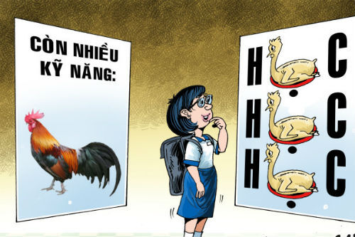 Tranh cãi chuyện “gà không có lông” và “Thầy ơi con trâu màu gì?”