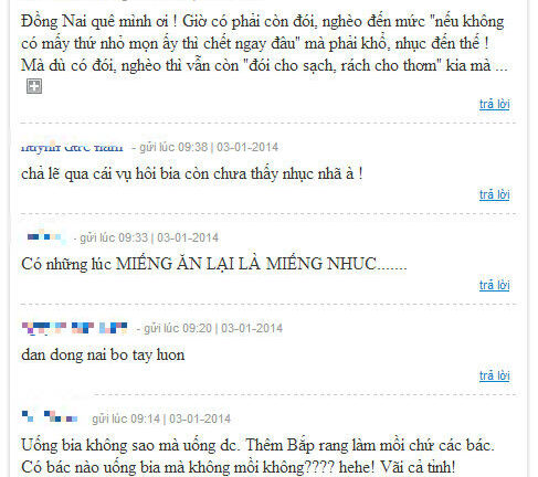 Phẫn nộ dân Đồng Nai hết 