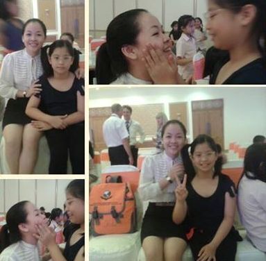 Cô giáo xinh đẹp bật mí 