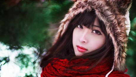 Chùm ảnh thiếu nữ Việt khoe sắc thiêu đốt trời Nga