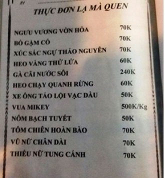 Bàng hoàng với những hóa đơn gây sốc ở Việt Nam