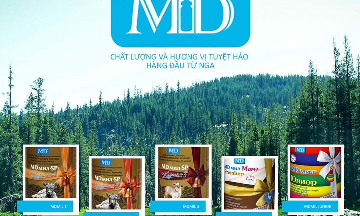 Sữa dinh dưỡng cao cấp của Nga đã có mặt tại Việt Nam