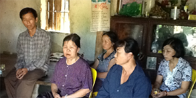 Vợ cán bộ gây oan sai đến xin lỗi gia đình ông Nguyễn Thanh Chấn