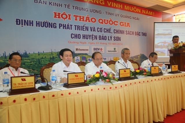 Đến 2020, Lý Sơn mạnh về kinh tế, vững về quốc phòng - an ninh