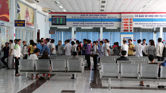 TP.HCM: Trả vé tàu Tết không tốn phí