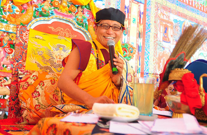 Pháp Vương Gyalwang Drukpa dự đại lễ cầu siêu tại Hoàng thành