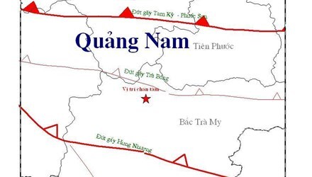 2 trận động đất liên tiếp xảy ra ở Sông Tranh 2