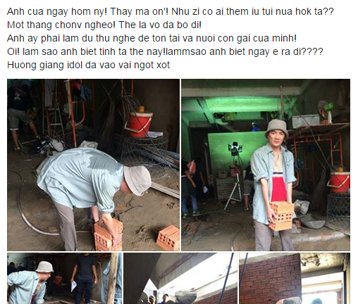 Fans xót xa cảnh Đàm Vĩnh Hưng đi làm phu hồ