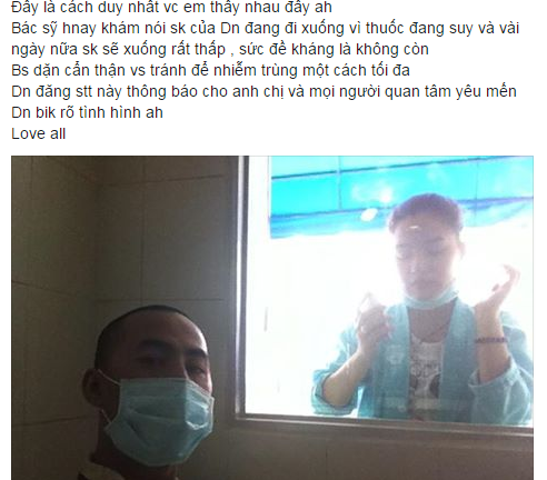 Vợ Duy Nhân nghẹn ngào thăm chồng qua cửa kính