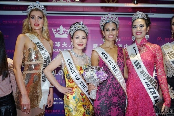 Ngân Hà đăng quang Á hậu 1 Hoa hậu quý bà toàn cầu 2014