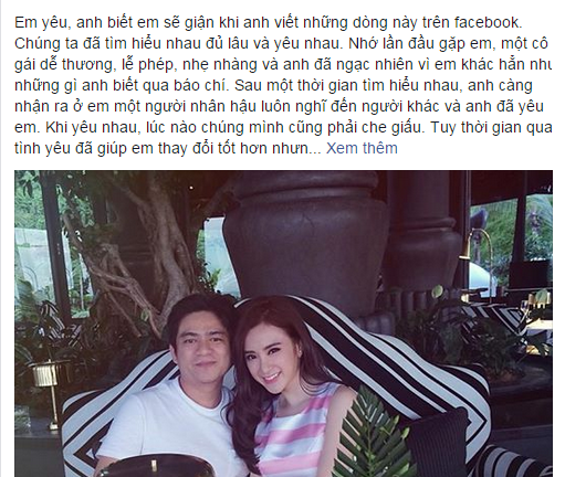 Bác sĩ thẩm mỹ nhận là người yêu Angela Phương Trinh