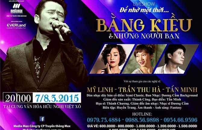 Bằng Kiều, Mỹ Linh, Trần Thu Hà, Tấn Minh 