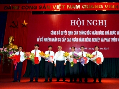 Agribank công bố tên tuổi hàng loạt sếp mới