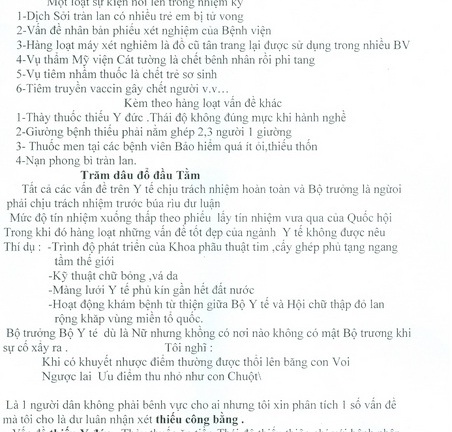 Lá thư của một cựu chiến binh 