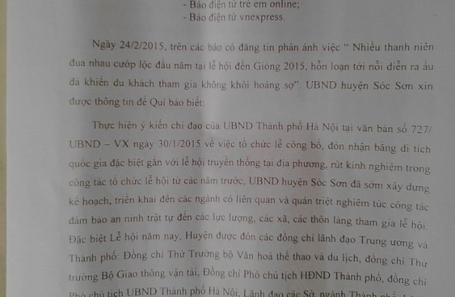 Toàn cảnh vụ “hỗn chiến” ở lễ hội Đền Gióng