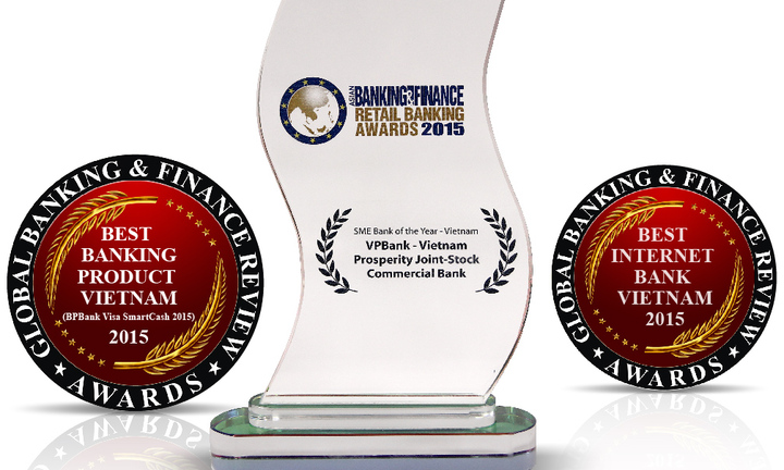 VPBank nhận 3 giải thưởng quốc tế danh giá