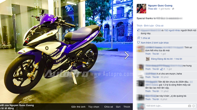 Chia tay Hà Hồ, Cường Đô La lại khoe siêu mô tô