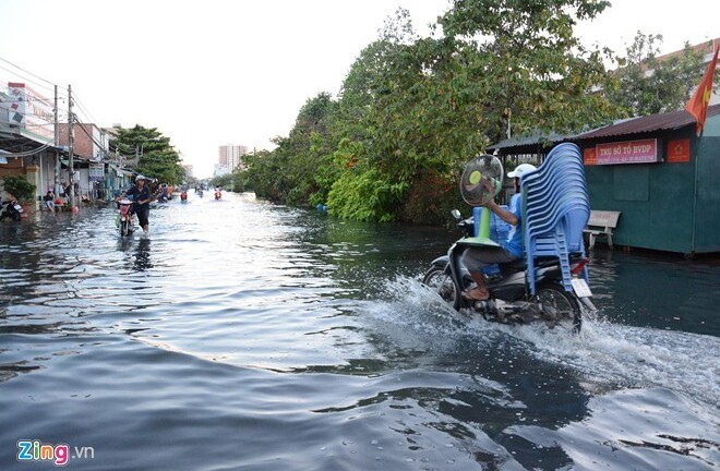 65\% diện tích TP HCM đối mặt nguy cơ ngập úng