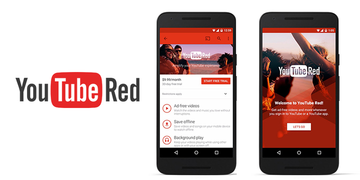 Thông tin mới nhất về YoutubeRed, YoutubeMusic được công bố