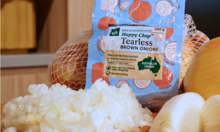 Hành tây “không nước mắt” lần đầu được bày bán ở Australia