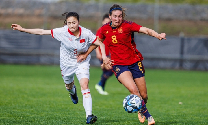 Đội tuyển nữ Việt Nam thua đậm 0-9 trước Tây Ban Nha