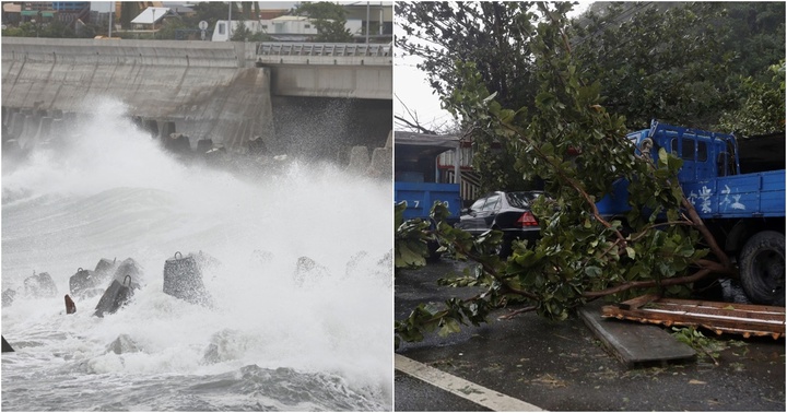 Bão Koinu đổ bộ Đài Loan, gần 200 người bị thương