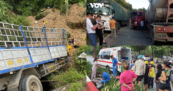 Tin tức tai nạn giao thông mới nhất ngày 22/10: Xe tải lao vào vách núi, một người tử vong