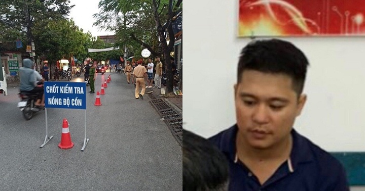 Hải Phòng: Nam thanh niên tông xe vào 2 CSGT ở chốt kiểm tra nồng độ cồn