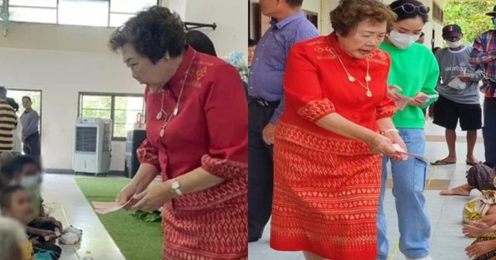 Nữ đại gia chở 1,2 tỷ về quê phát cho người dân, cư dân mạng hết lời khen ngợi