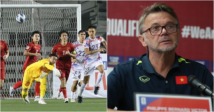 HLV Troussier thừa nhận đội tuyển Việt Nam may mắn, hài lòng với chiến thắng trước Philippines