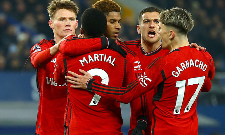 Garnacho lập siêu phẩm, Man Utd đại thắng trên sân Everton