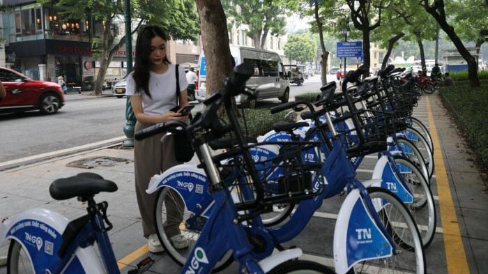 Dịch vụ cho thuê xe đạp công cộng sắp được khai trương tại Hà Nội