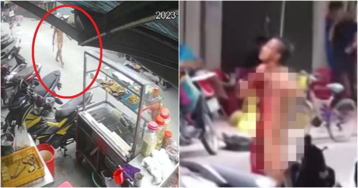 Vụ thanh niên khỏa thân chém người vô cớ ở TP.HCM: Đã xác định được lai lịch đối tượng
