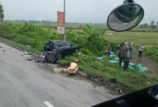 Hà Nam: Tai nạn giao thông nghiêm trọng, một chiến sĩ CSGT tử vong
