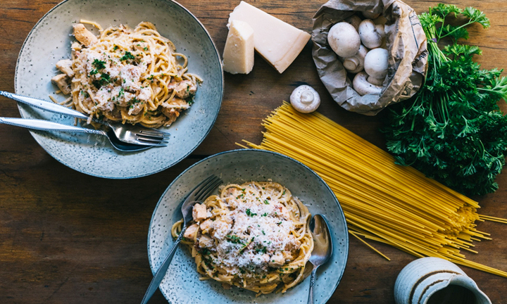 Bỏ túi công thức làm món mì Ý sốt kem nấm béo ngậy