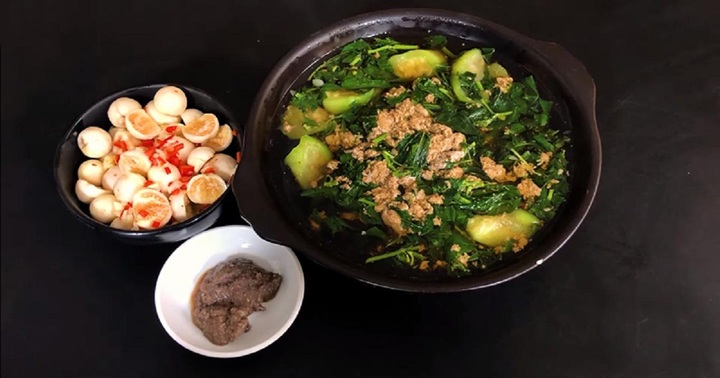 Công thức làm món canh cua rau đay mồng tơi mướp bất bại ai cũng nên thử