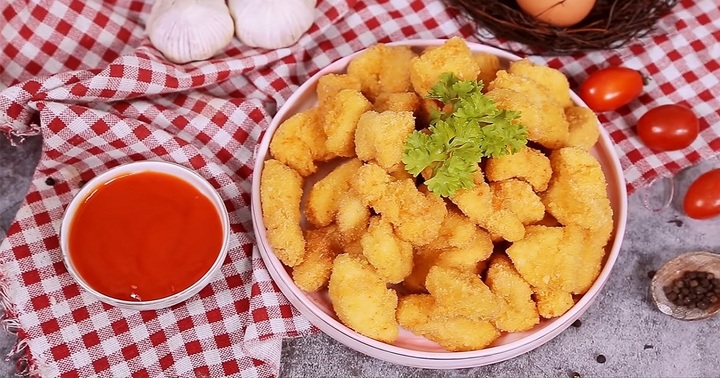 Công thức làm ức gà chiên xù giòn rụm thơm ngon