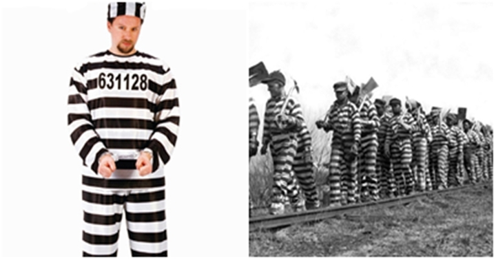Quần áo tù nhân mang họa tiết kẻ sọc trắng đen ngoài để dễ phân biệt ra liệu còn có lý do nào khác?