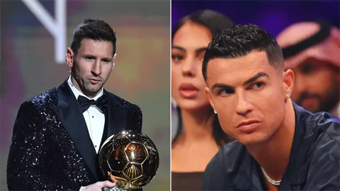 Ronaldo có hành động đầy ẩn ý trên mạng xã hội về việc Lionel Messi giành Quả bóng vàng