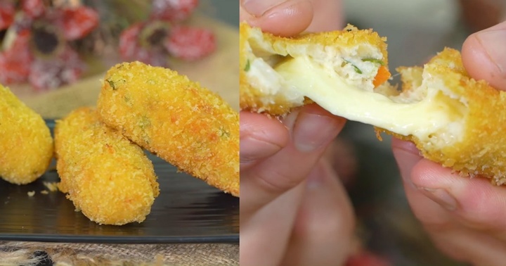 Món ngon mỗi ngày: Bật mí cách làm bánh gà phô mai giòn rụm, thơm ngon