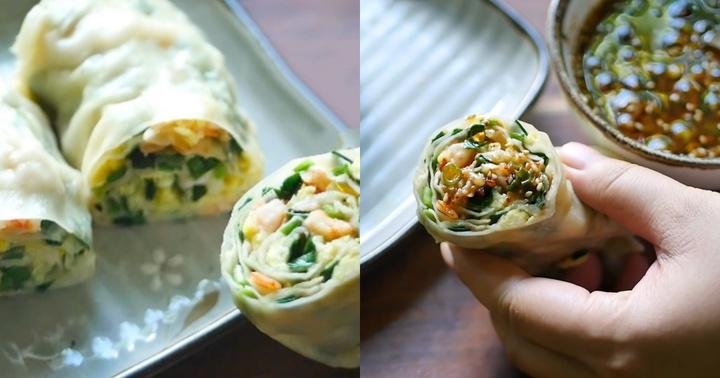 Món ngon mỗi ngày: Cách làm bánh cuốn nhân tôm hấp dai mềm, ăn cực cuốn