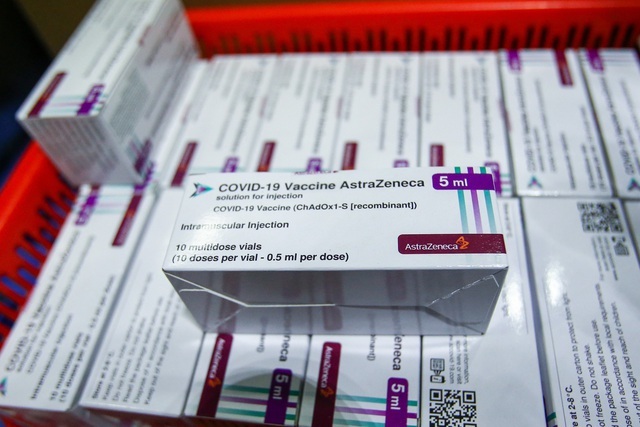 Việt Nam sắp có thêm 1,682 triệu liều vắc-xin phòng COVID-19 của AstraZeneca