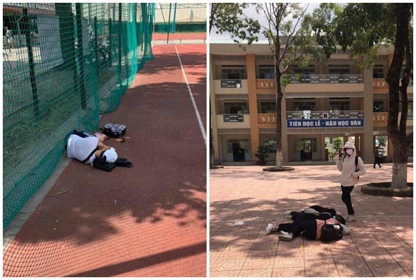 Mẹ hốt hoảng phát hiện con trai nằm giữa sân trường sau kỳ thi, sự thật khiến dân tình ngỡ ngàng