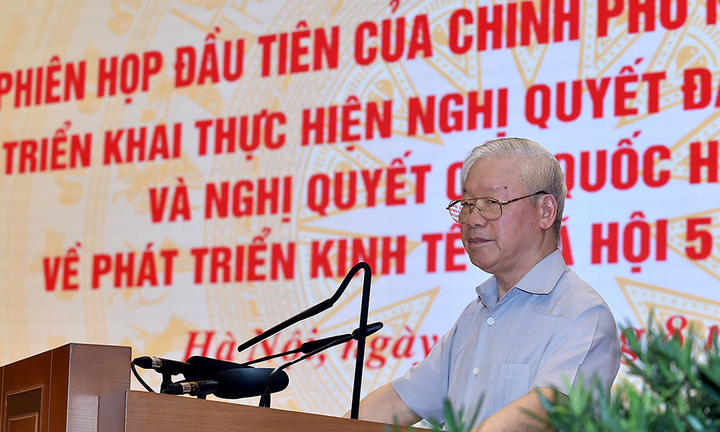 Tổng Bí thư chỉ đạo những định hướng lớn, chia sẻ sâu sắc, kỳ vọng và tin tưởng vào Chính phủ nhiệm kỳ 2021-2026